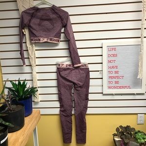 Gymshark Flex Set Dusty Marl/Blush Nude